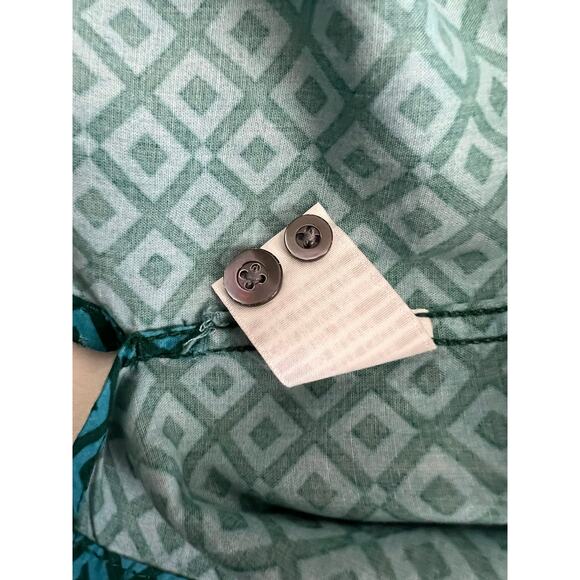 Reyn Spooner Japanese spun‎ rayon button up shirt geometric men’s size XL - Picture 5 of 7